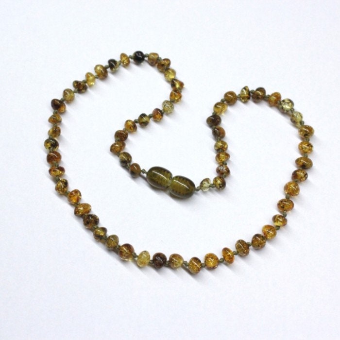 Adult Natural Baltic Amber Jewerly/ 11.80-27.5 (30-70cm) Inches/ Green bq / Polished Beads / Men Women jewelry