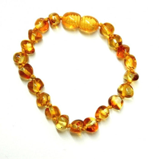 Natural Baltic Amber Jewerly/ 11-25 cm/ Honey   bq / Polished Beads / Men Women jewelry