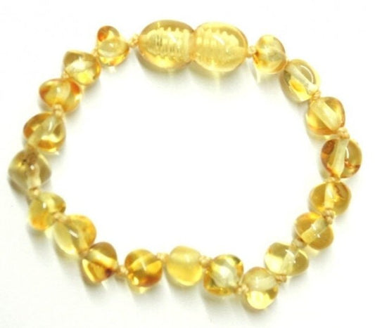 Natural Baltic Amber Jewerly/ 11-25 cm/ Lemon   bq / Polished Beads / Men Women jewelry