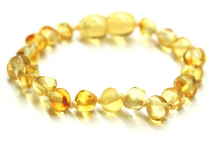Natural Baltic Amber Jewerly/ 11-25 cm/ Lemon   bq / Polished Beads / Men Women jewelry