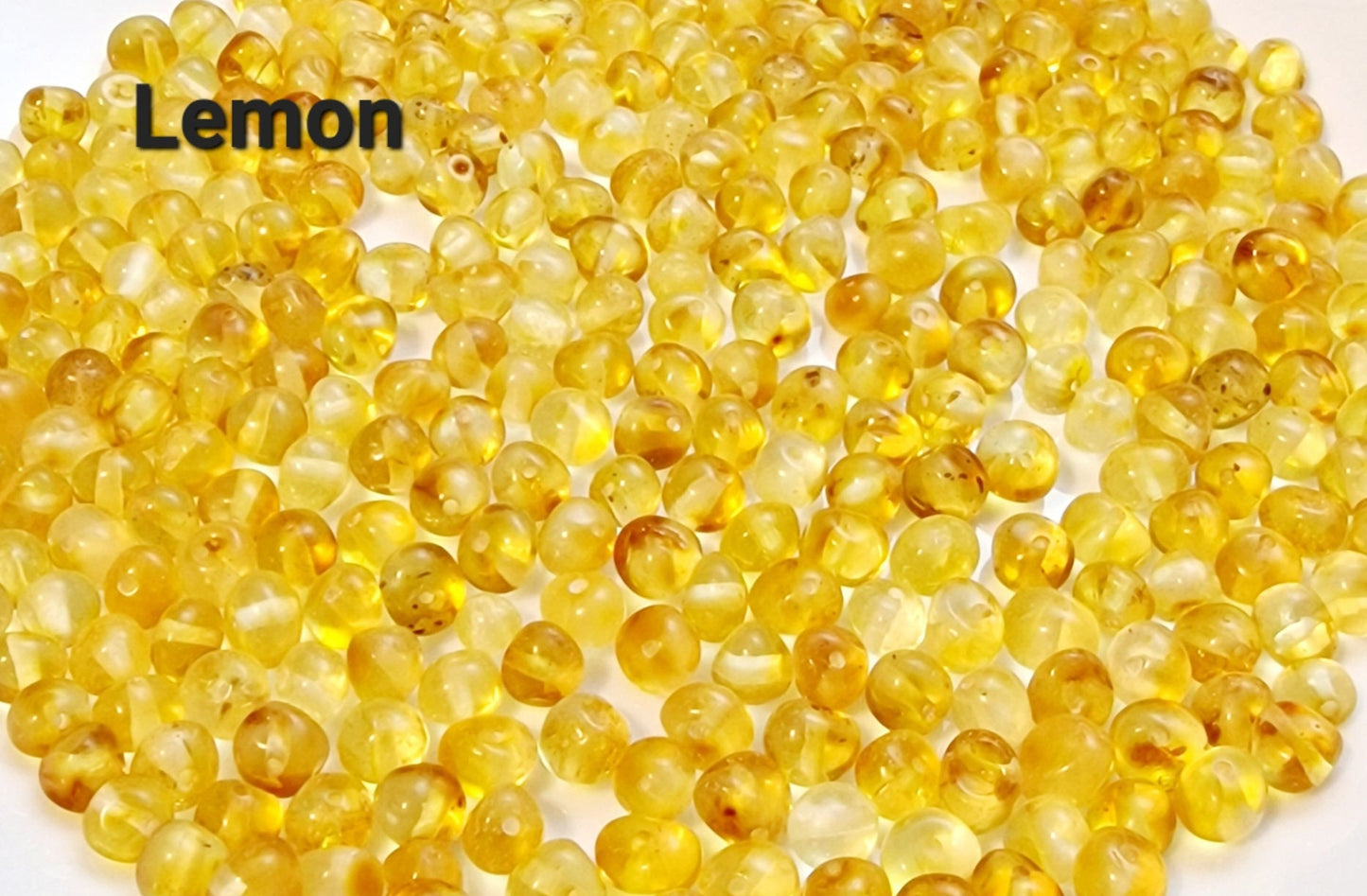 40-80 pcs Baltic Amber Loose/ Natural Baltic Amber / Amber beads/ beads 6-7.5mm / Cognoc / Mix #0214